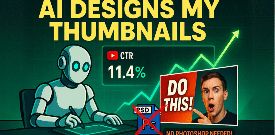 AI Creates YouTube Thumbnails (with your face)! & free