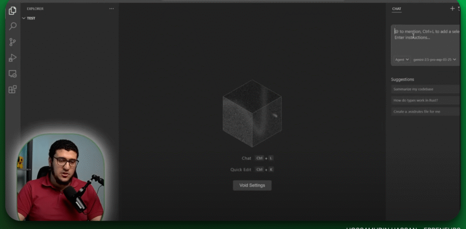 void editor